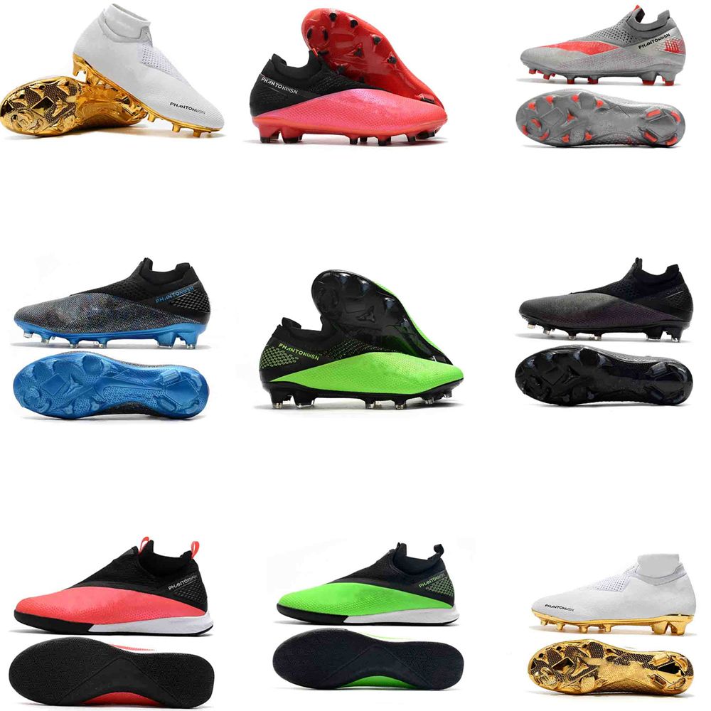 2021 Mens Soccer Shoes Phantom VSN Elite DF FG Football Boots React ...