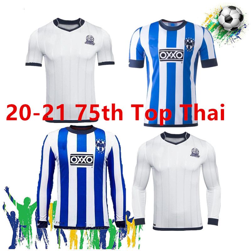 2021 2020/21 Monterrey Soccer Jerseys 2021 7 R.FUNESMORI 75th Years