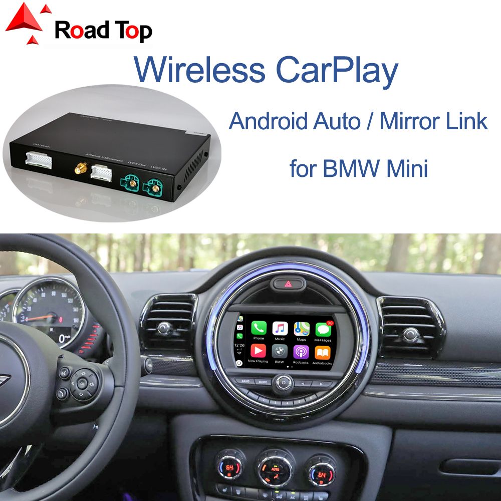 2021 Wireless CarPlay Android Auto For Mini R55 R56 R57 R58 R59 R60 R61