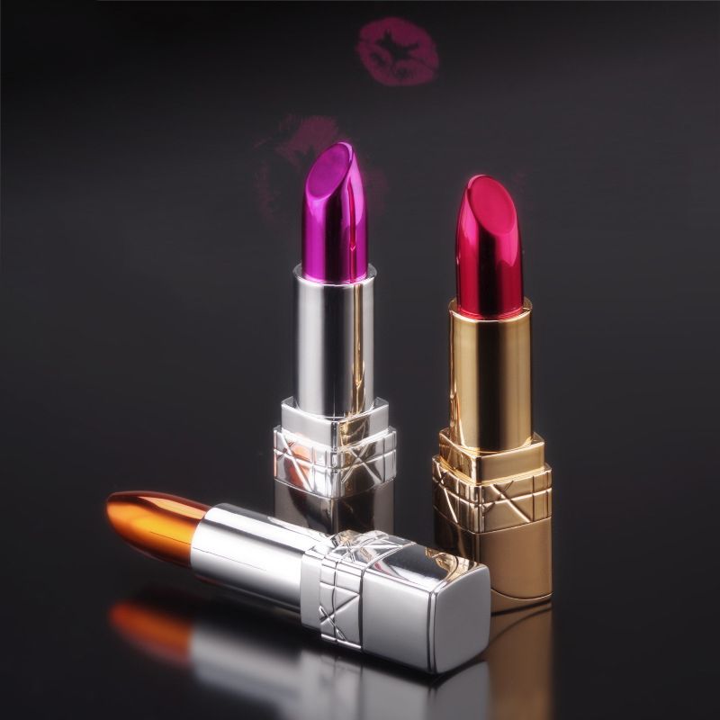 2021 Mini Creative Lighter Lipstick Shaped Refillable Butane Gas