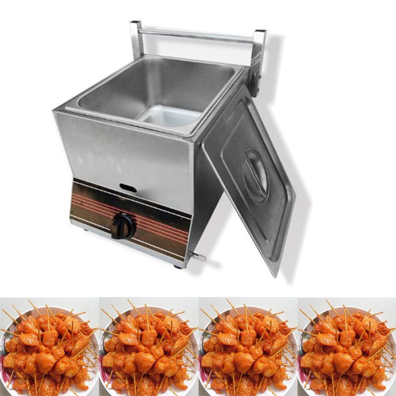Stainless Steel Commercial Air Fryer Single Cylinder Machine Double