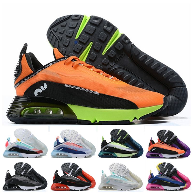 New 2090 Mens Running Shoes 2090s Triple White Black Aurora Green Wolf Grey Sunset Mens Trainers 