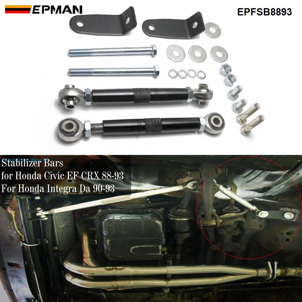 2021 EPMAN Front Stabilizer Bars For Honda Civic EF CRX 88 93 For Honda