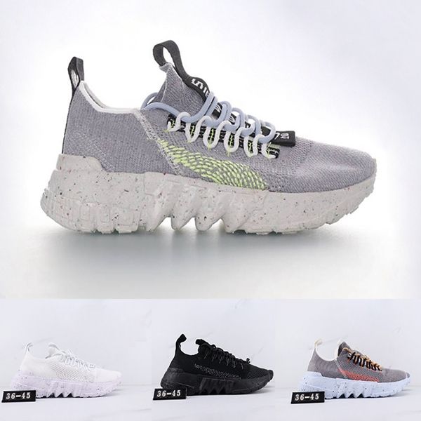 2020 Nike Space Hippie 01 Vast Grey Summer breathable Running Sneakers CQ3986-001