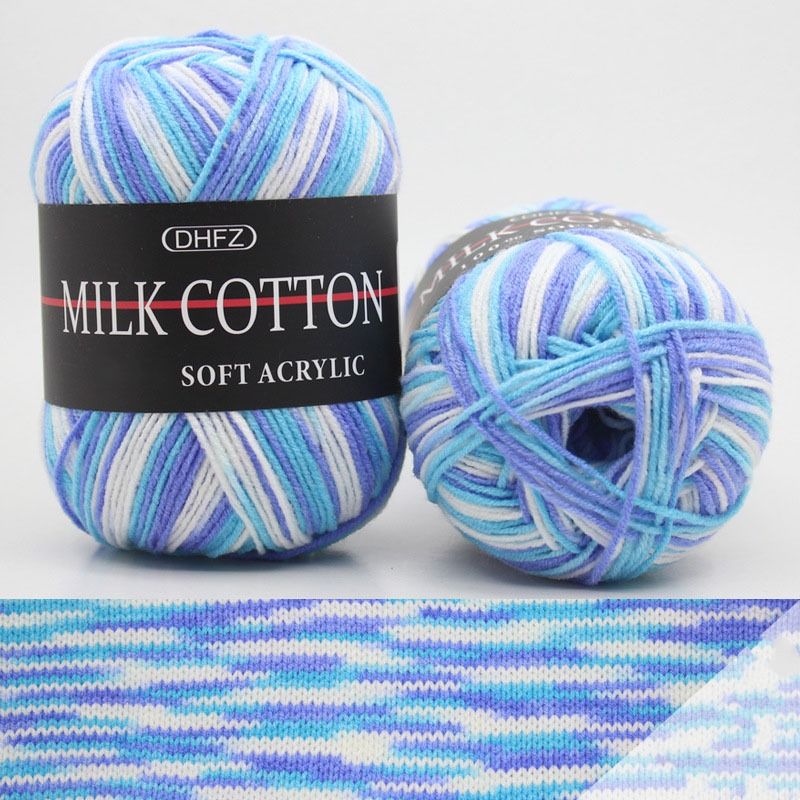 2021 Factory Direct Sales Of High Quality Mixed Color Yarn Blended Yarn Crochet Knitting Wool