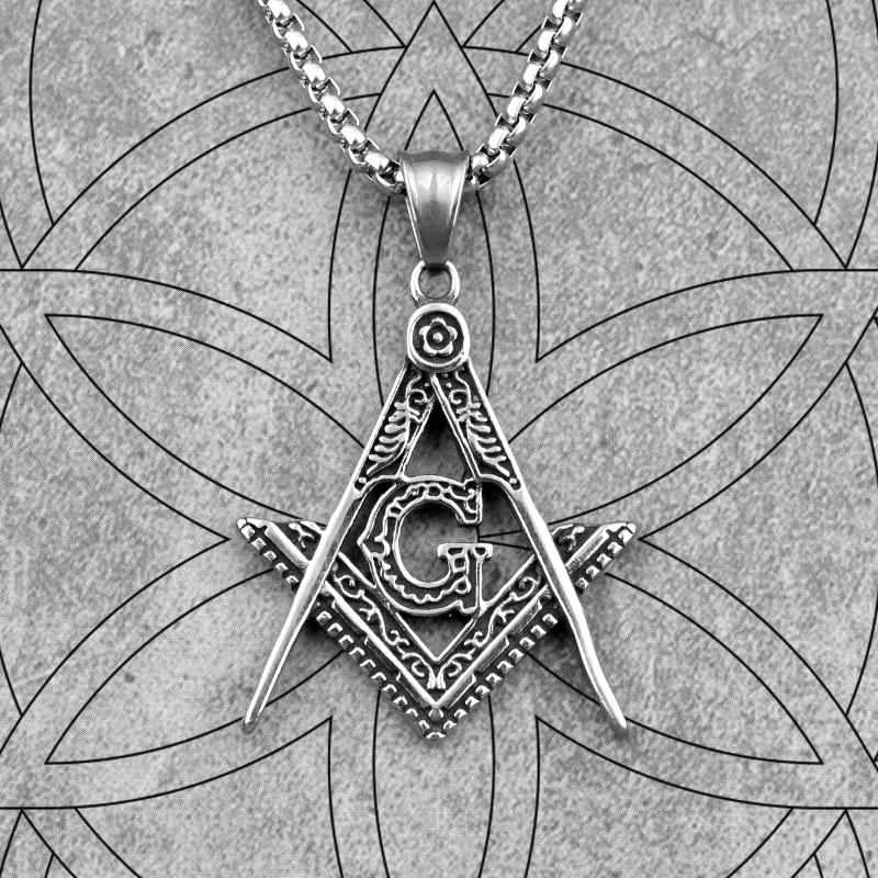 Wholesale Freemason Masonic Stainless Steel Men Necklaces Pendants ...