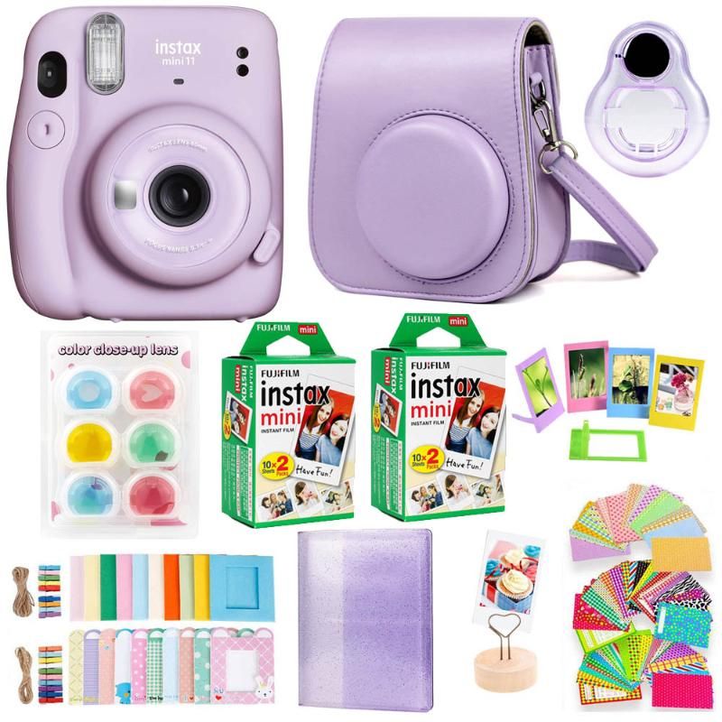 2021 Instax Mini 11 Instant Camera With 40 Sheets Polaroid Mini Film