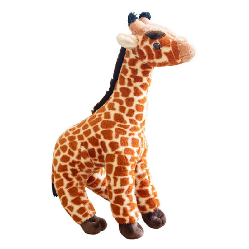 Pillow Giraffe Plush Toy Stuffed Simulation Animal Doll And For Bedtime Pal Playroom Decoration