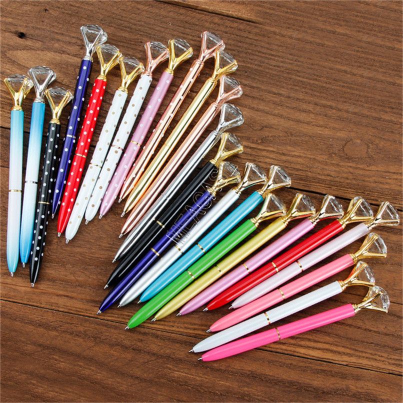 2021 Designer Crystal Diamond Ball Point Pens School