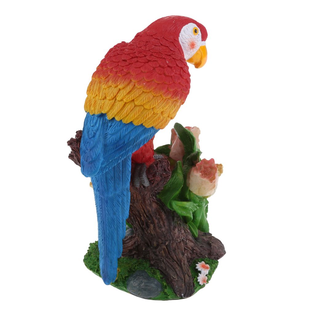 resin parrot figurines