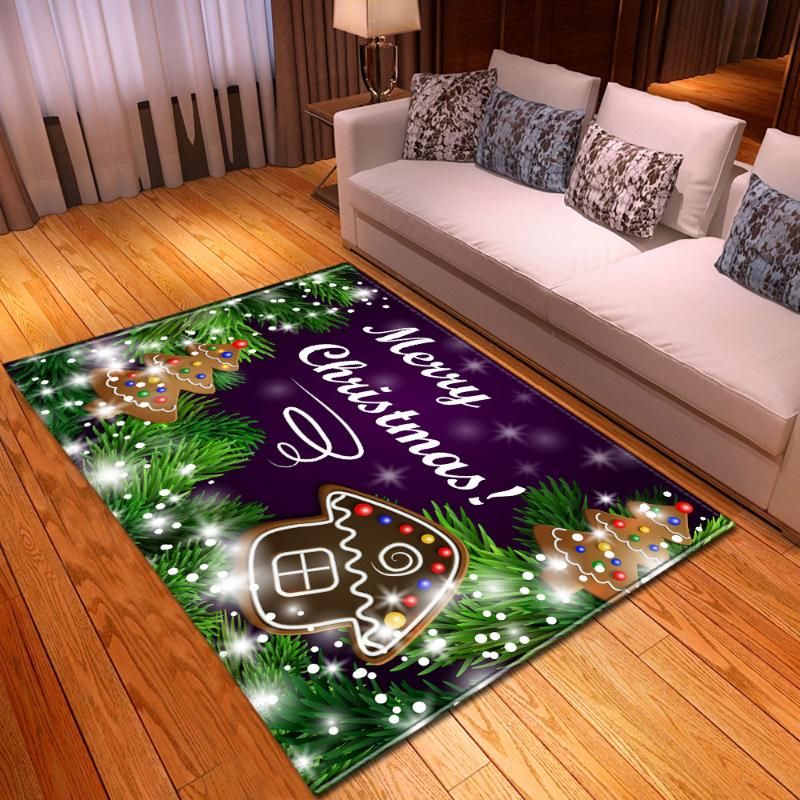 Amazon.com: christmas area rugs, area rug for living room bedroom home Happy Christmas Living Room Carpet Bedside Home Decoration Rug Dinning