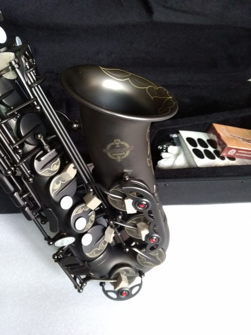 Best SUZUKI Brand New Alto Saxophone E Flat Matte Black Sax Alto