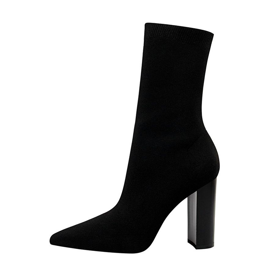over the knee stretch fabric boots
