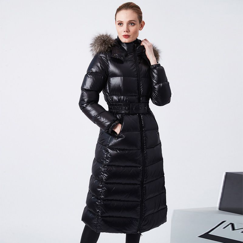 2020 Long Puffer Down Jacket Women Winter Waterpoof Female Parkas 2020 ...