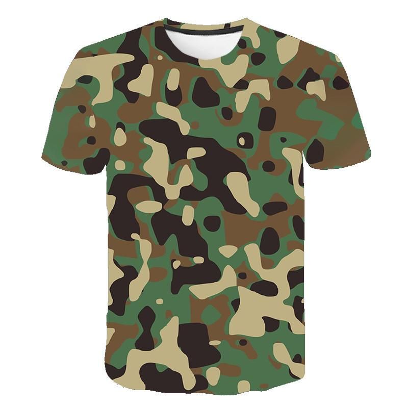 3D Camouflage T Shirt Army Green Blue Camouflage Tshirt Men Women ...