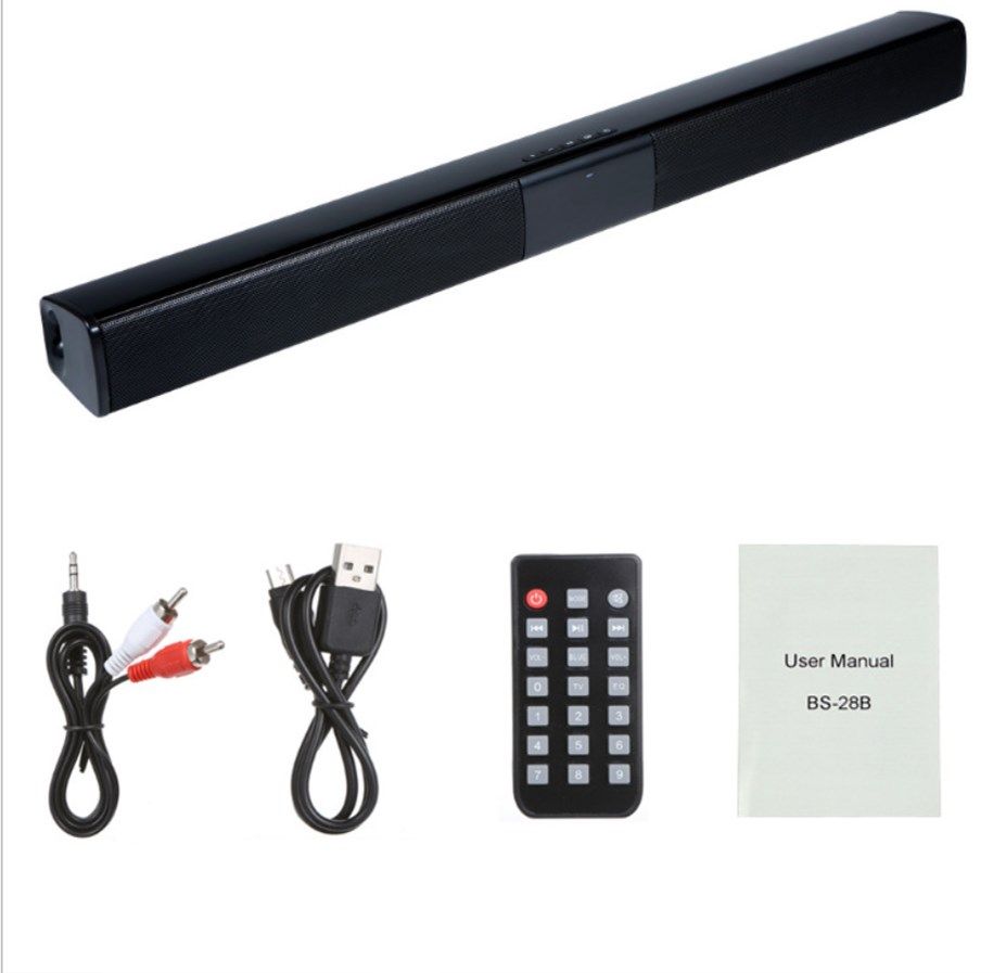 2021 20W TV Sound Bar Wired And Wireless Bluetooth Home Surround