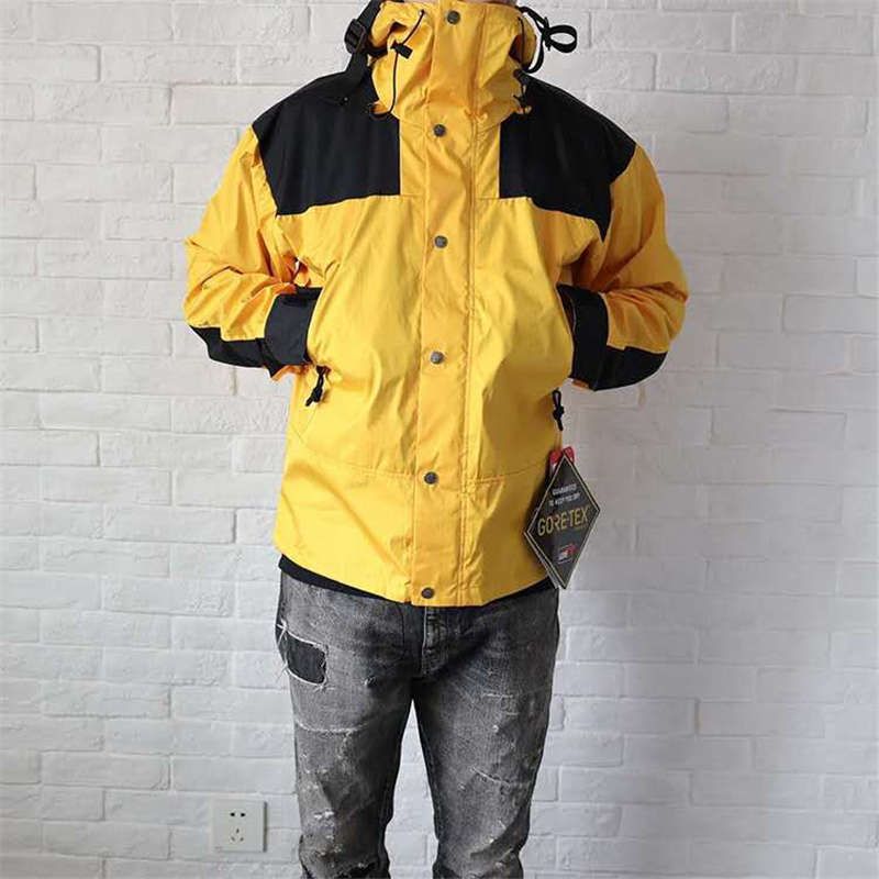 Autumn Men'S Street Style Outdoor Sports Stitching Collar Colored