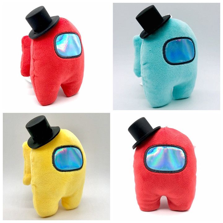 among us plush toy with hat