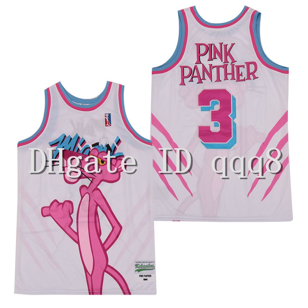 2021 PINK PANTHER 3 MIAMIBASKETBALL JERSEY FRIDAY 23 Basketball Jersey