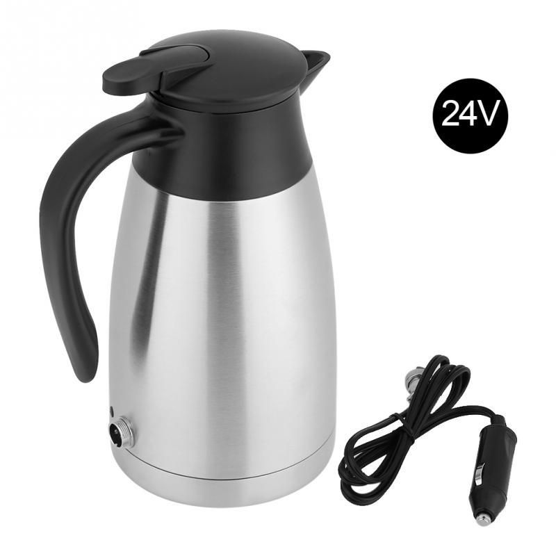 2021 12V/ 24V 1000ml Car Electric Kettle Auto Shut Off Boiling Mug