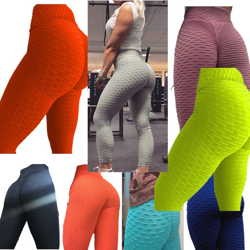 2021 Seamless Peach Bottom Womens Stretch Sport Gym Pants Sexy Tights ...