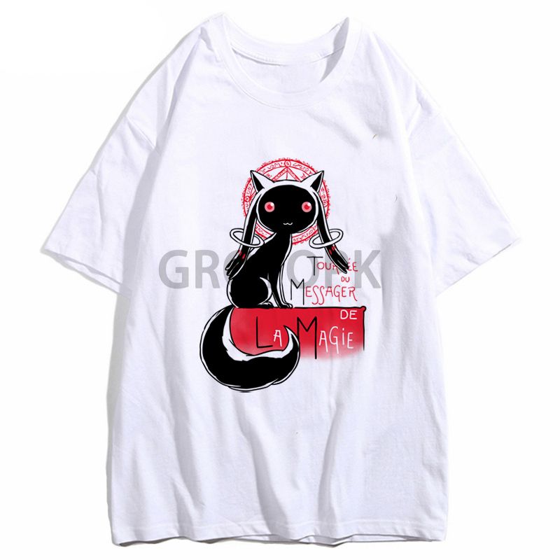 2020 Men'S Harajuku Casual Tshirt Anime Puella Magi Madoka Magica