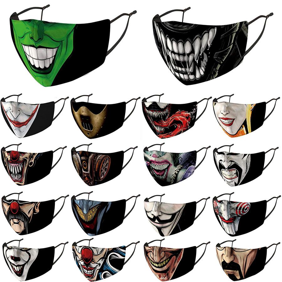 Cheap Halloween Face Mask Men Women Designer Face Masks Uncle Smoking