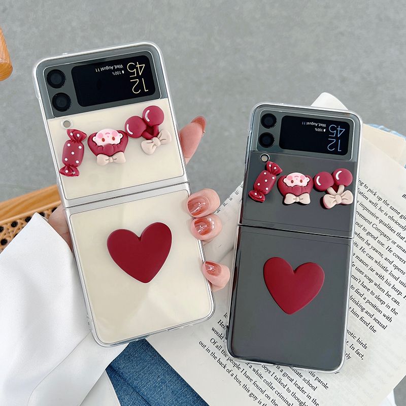 Likiyami for Samsung Galaxy Z Flip 3 Phone Case Heart for Women Girls Girly  Cute Pretty Cases Luxury…See more Likiyami for Samsung Galaxy Z Flip 3
