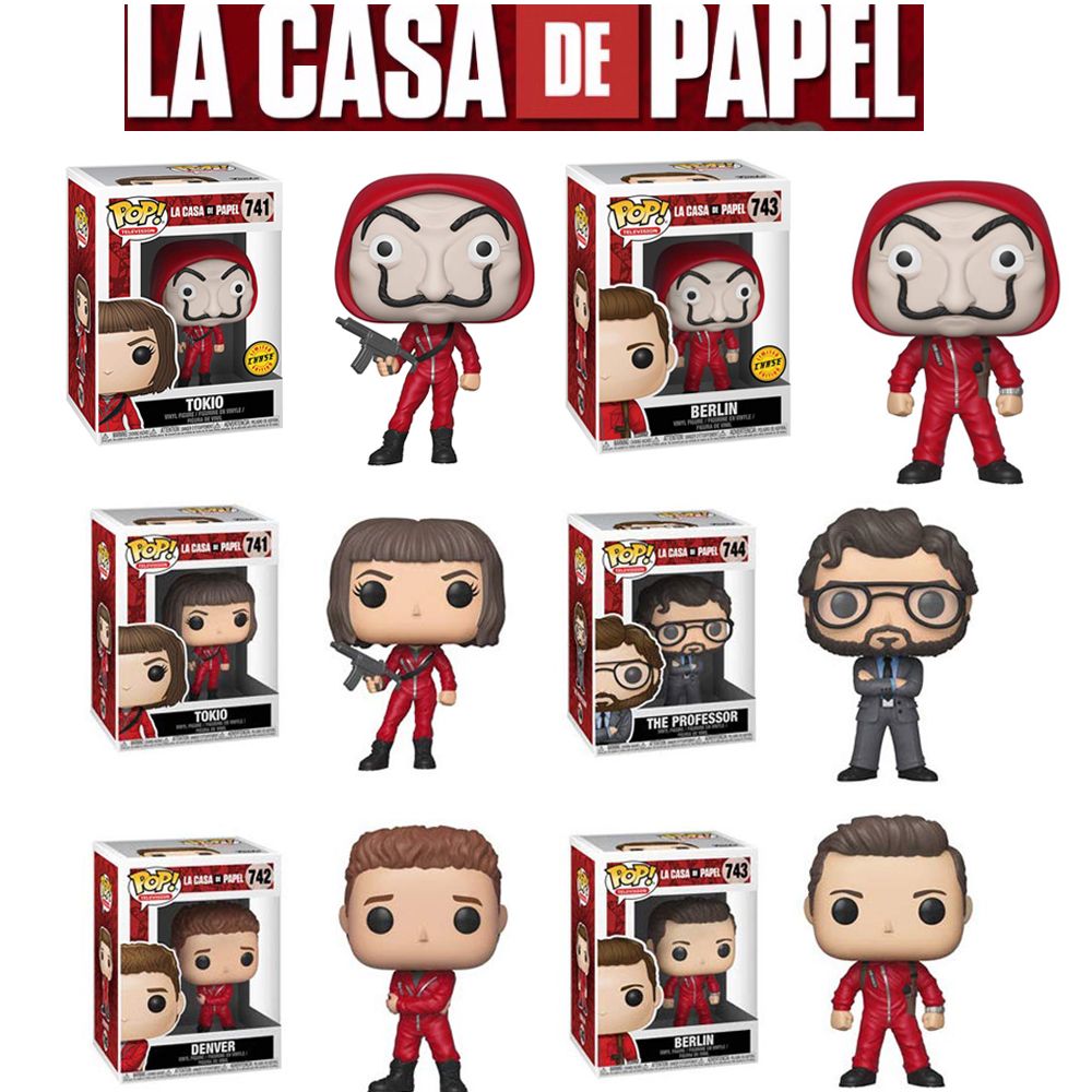 la casa de papel pop figures