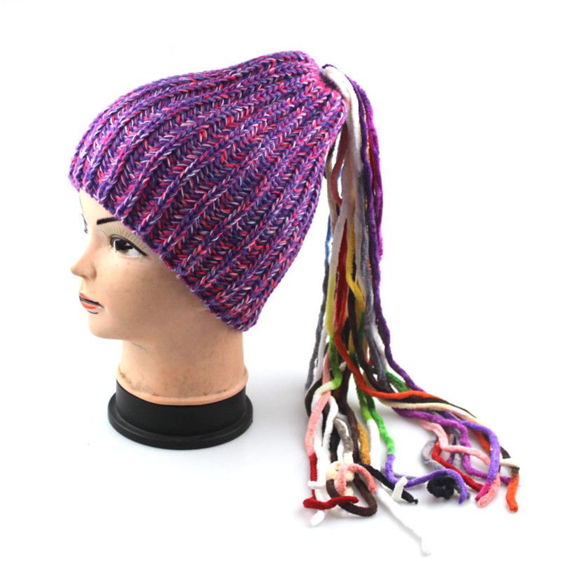 2020 Winter Unisex Reggae Knit Hat Confetti Beanie Skull ...