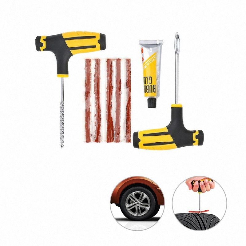 2021 Car Tire Repair Tool Tire Repair Hand Tool Set Studding Auto Bike