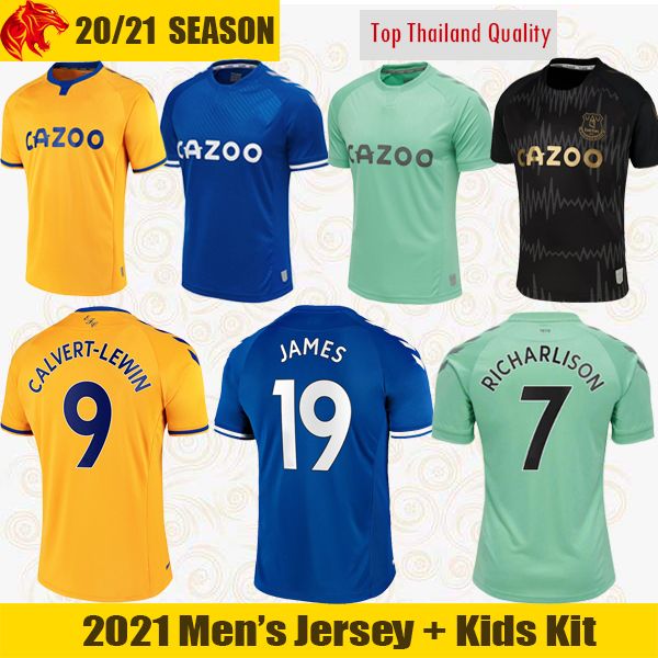2020 20 21 Everton Soccer Jerseys JAMES RODRIGUEZ 2020 ...