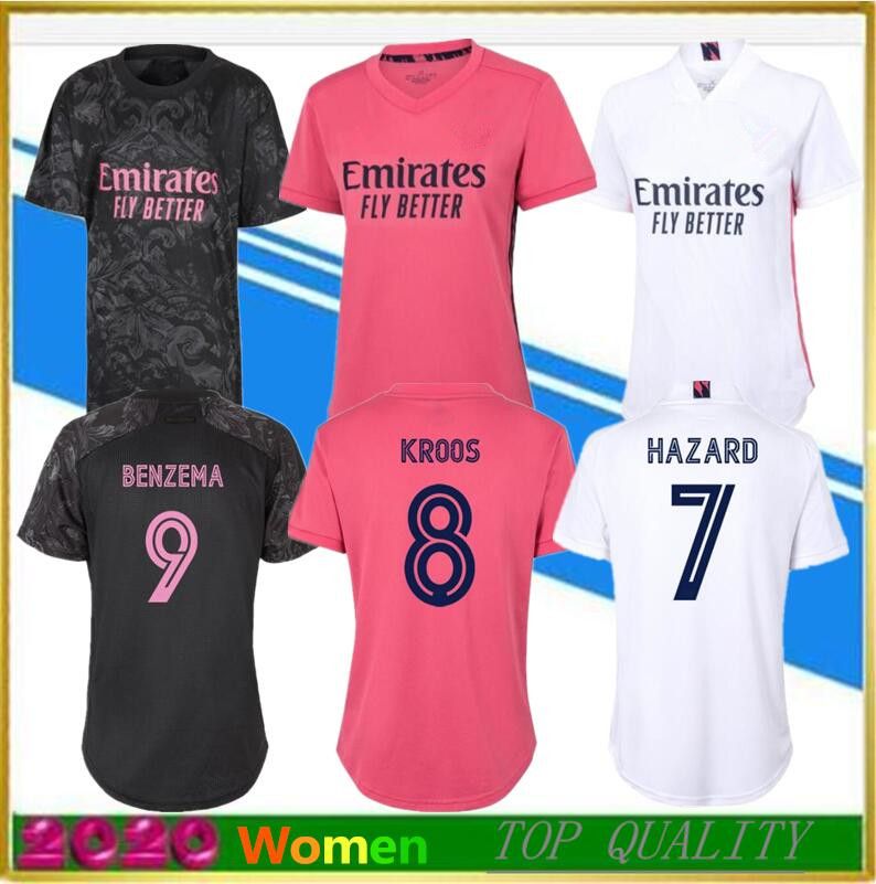 2020 2020 2021 Real Madrid WOMEN Soccer Jerseys 20 21 Home ...