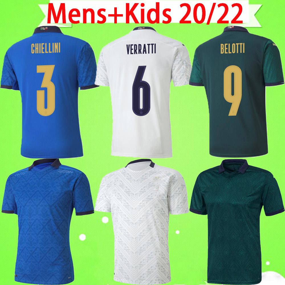 2021 2020 2021 2022 Italy Soccer Jersey 20 21 22 CHIELLINI Maglie Da Calcio BONUCCI BELOTTI ...