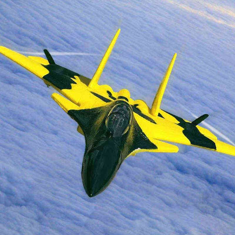 SU-35 rc avião de controle remoto 2.4g controle remoto lutador com lâmpada  avião planador