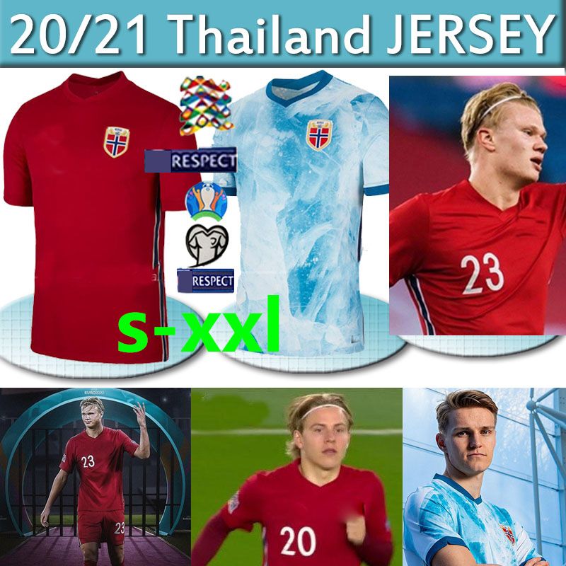 2021 20 21 European League Soccer Jerseys N0R HAALAND ÖDEGAARD BERGE