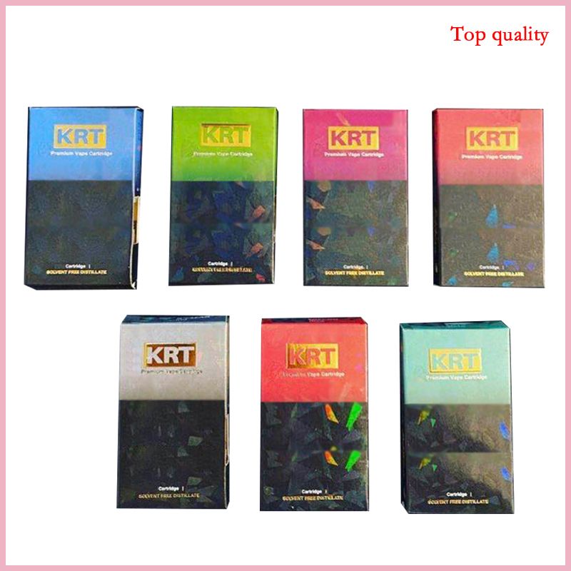 KRT Atomizer Empty Vape Carts Ceramic Coil Vape Pen 0.8ml Vaporizer