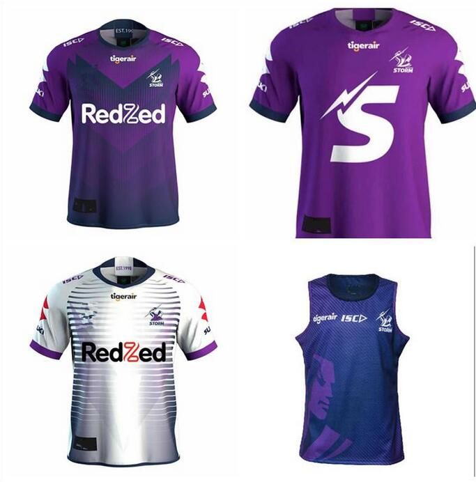 2020 2021 MELBOURNE STORM Rugby Jersey Home Away Jersey ...