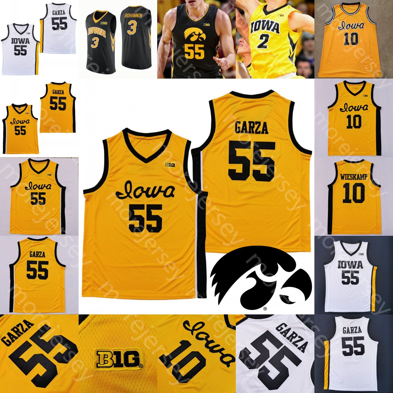 2021 Custom 2020 Iowa Hawkeyes Basketball Jersey NCAA College Luka