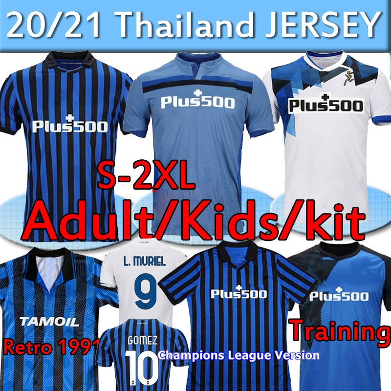 2021 Atalanta FC Soccer Jerseys GOMEZ 2020 21 L.MURIEL ...