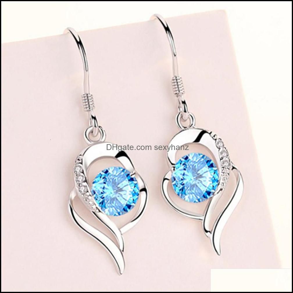 Earrings women`s 925 pure silver earrings with your long in mind