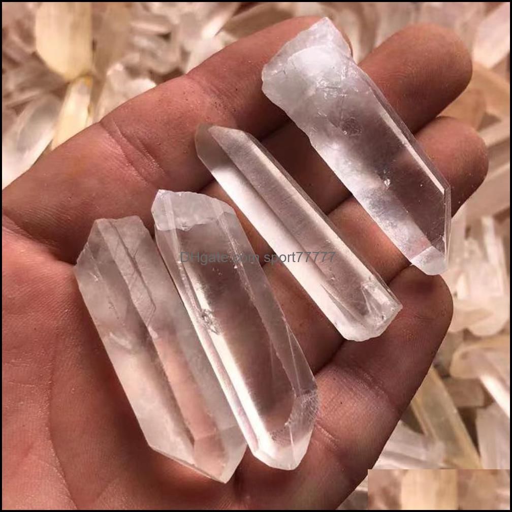 Wholesale 100g Bulk Small Points Clear Quartz Crystal Healing Reiki Mineral Wand 