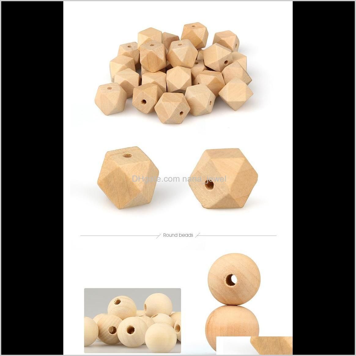 natural wood color round wooden beads 20mm 15mm 12mm 10mm high quality lead- wooden beads diy jewelry accessories wholesale