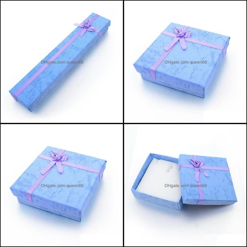 Jewelry Pouches, Bags Hard Paper Boxes Packing Box Blank Accessory Packaging Set DIY Gift SXR160001