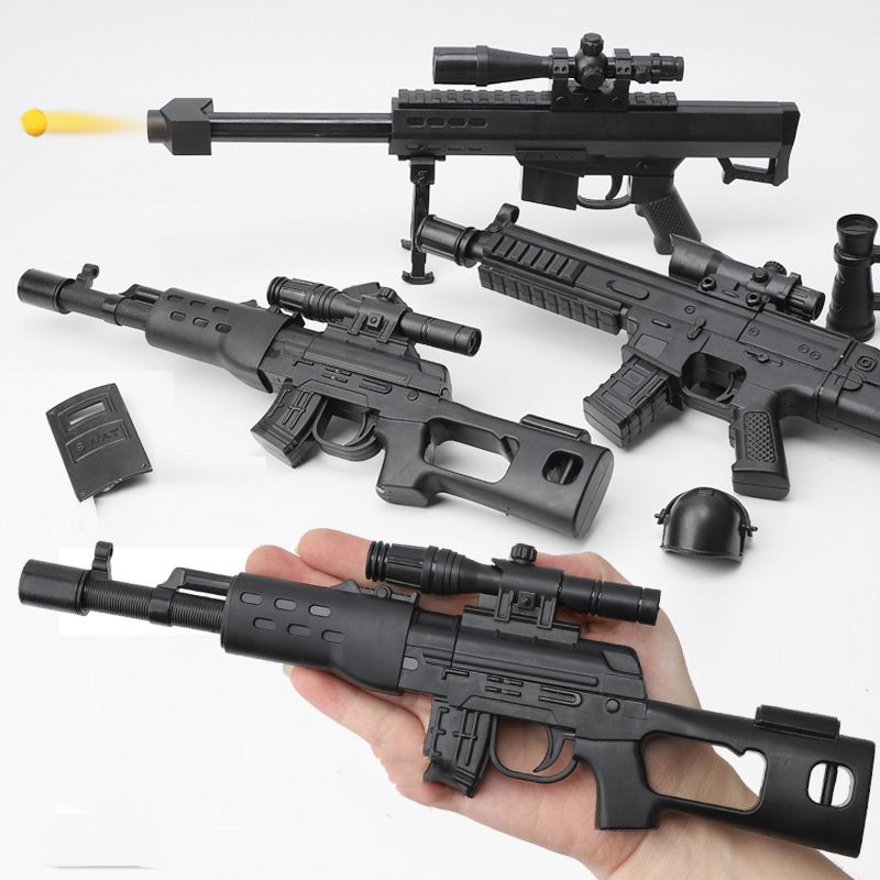 Arma de brinquedo realista para armas dardos automática Rifle Sniper  Blaster espuma