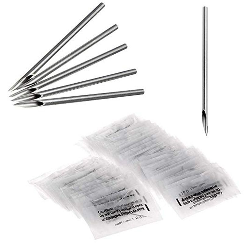 14 Gauge Piercing Needles Sterile Disposable Body Piercing Needles 14G