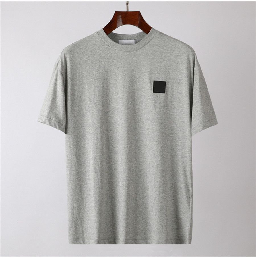 Men'S T Shirts High Quality Cotton Stone Short Sleeves Designers Round