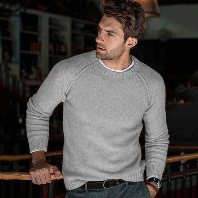 Acquistare Maglione Uomo Autunno Inverno Vestiti Da Uomo Casual Pullover  Uomo Manica Lunga Manica Lunga O Collo Solido Maglioni Uomini Maglioni  Streetwear 210804 Economico | Consegna Veloce E Qualità | It.Dhgate