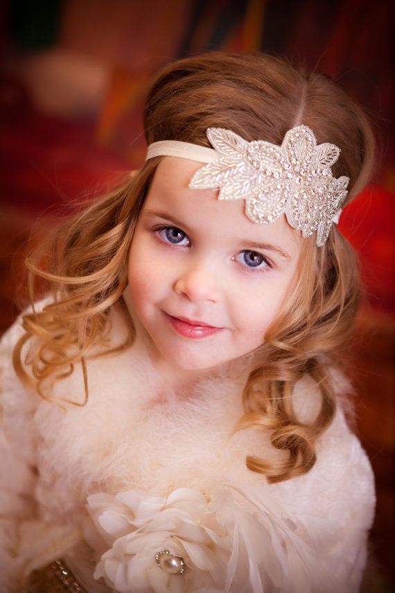 Baby Girls Crystal Headband Baby Kids Diamante Hair Accessories Wedding