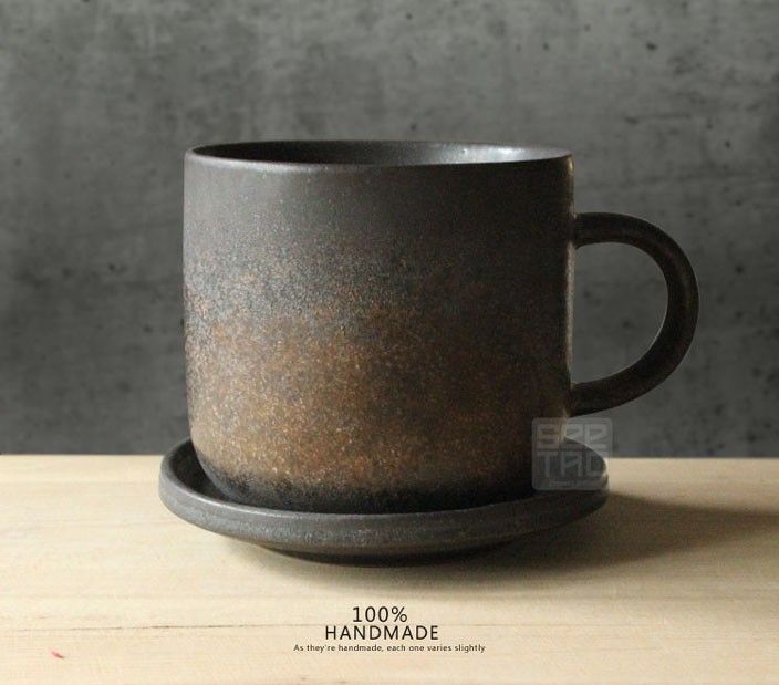 wholesale creative metal glaze zen designer coffee cup cup oil